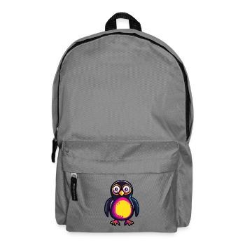 Penguin Halloween Zombie - Backpack - elephant grey - Front