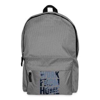 Arbeiten von zu Hause aus Texturiert - Rucksack - Mittelgrau - Vorne
