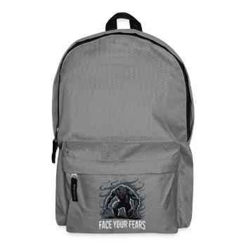 Stelle dich deinen Ängsten, Monster, Nightmare. - Rucksack - Mittelgrau - Vorne