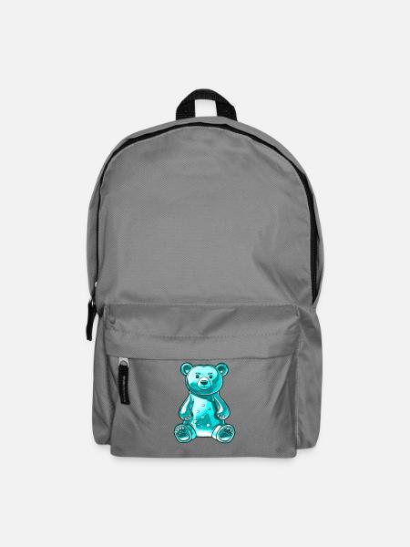 Gummibär Türkis - Rucksack - Mittelgrau