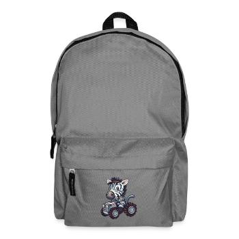 Zebra Traktor Farmer - Rucksack - Mittelgrau - Vorne