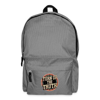 Retro Grunge – Turn Up The Truth - Rucksack - Mittelgrau - Vorne