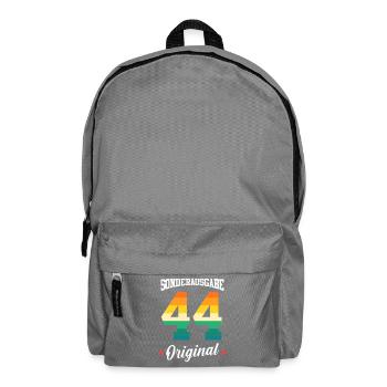 44 Geburtstag - Rucksack - Mittelgrau - Vorne