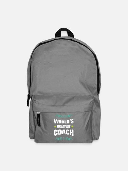 World's Greatest Coach - Rucksack - Mittelgrau