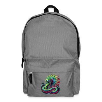 Azteken Drache - Rucksack - Mittelgrau - Vorne