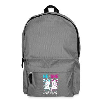 Révélation du sexe de Pâques de la future maman - Sac à dos - gris éléphant - Devant