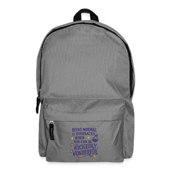 Halloween - Sorcière - Sac à dos - gris éléphant - Devant