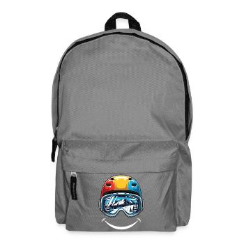 Ski Helmet Mountains Smile - Backpack - elephant grey - Front