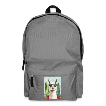 Lama - Rucksack - Mittelgrau - Vorne