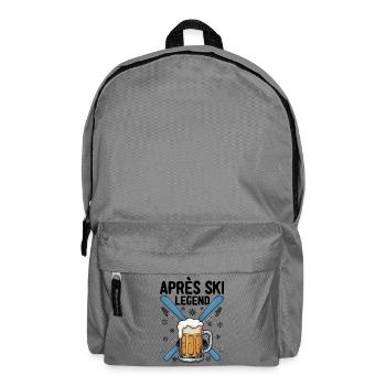 Légende de l’après-ski - Sac à dos - gris éléphant - Devant