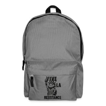 Vive La Resistance Silhouette Tee - Rucksack - Mittelgrau - Vorne