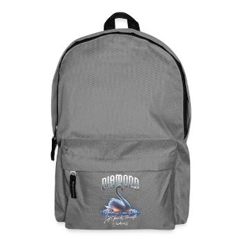 Birthstone April Diamond - Backpack - elephant grey - Front