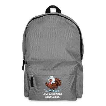 No turkey for dinner - Backpack - elephant grey - Front