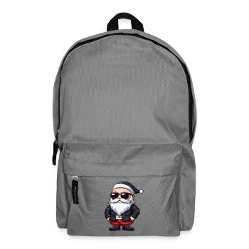 Santa Claus Comic Santa - Backpack - elephant grey - Front
