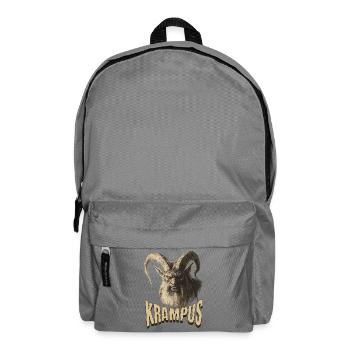Krampus – Traditional Alpine Design - Backpack - elephant grey - Front