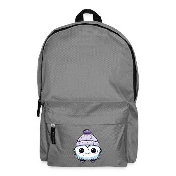 Eskimo Erkältung Comic Winter - Rucksack - Mittelgrau - Vorne