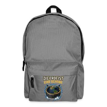Eishockey Spruch lustig Scheibe Puck - Backpack - elephant grey - Front
