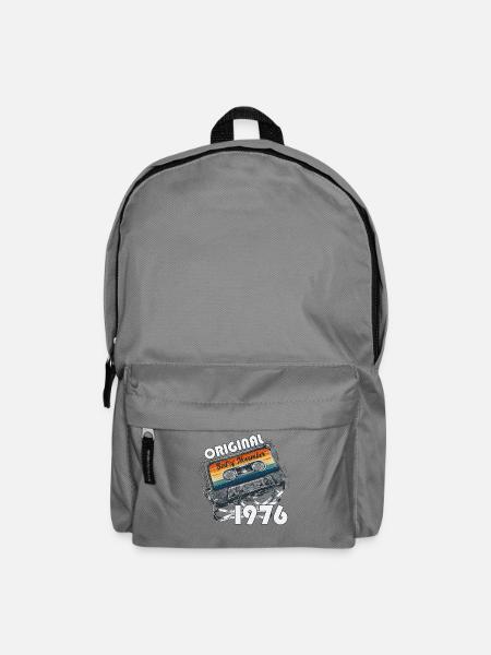 50. Geburtstag Kassette November Jahrgang 1976 - Rucksack - Mittelgrau