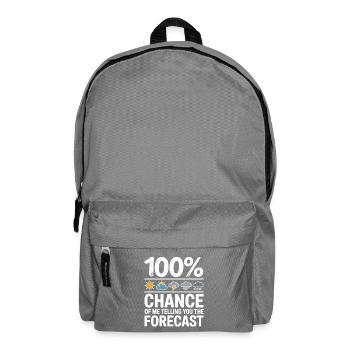 Drôle de météorologie Cadeau Passionnés de météo - Sac à dos - gris éléphant - Devant