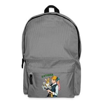 MRS. HARE FLOWER OSTARA - Backpack - elephant grey - Front