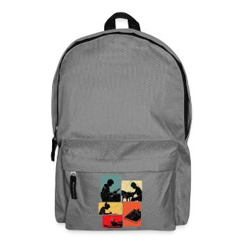 Writer Author Writer Writing Gift - Backpack - elephant grey - Front