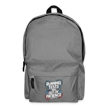 Lab Technician Running Tests And Laboratory Work - Backpack - elephant grey - Front