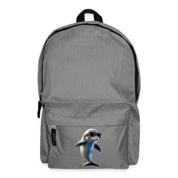 Dolphin Diver Dolphins Ocean Cute Dolphins Dolphin - Backpack - elephant grey - Front