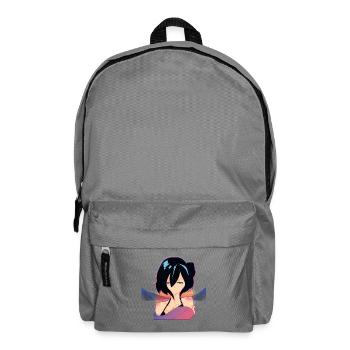 Sad Waifu Anime Girl Kawaii Otaku Anime Waifu - Rucksack - Mittelgrau - Vorne