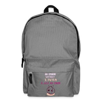 Math Nerd Students University Professor Mathematics - Backpack - elephant grey - Front