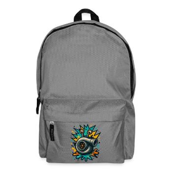 Turbo Auger Turbocharger Boost Explosion - Backpack - elephant grey - Front