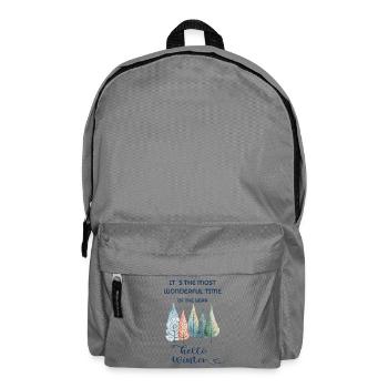 It’s the Most Wonderful Time of the Year – Winter - Rucksack - Mittelgrau - Vorne