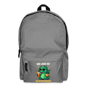 The situation is drunkenness - Backpack - elephant grey - Front