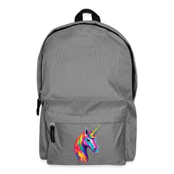 Licorne Poney Cavalier Chevaux Équitation Licornes - Sac à dos - gris éléphant - Devant