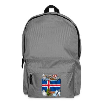 Fierté islandaise - Sac à dos - gris éléphant - Devant