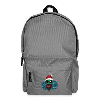 Paon Oiseau Noël - Sac à dos - gris éléphant - Devant