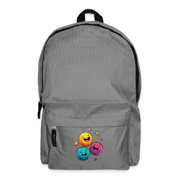 Kunterbunte Ballfreude - Rucksack - Mittelgrau - Vorne