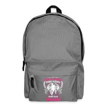 Angel Without Wings Is Called Mom / Mother's Day - Backpack - elephant grey - Front
