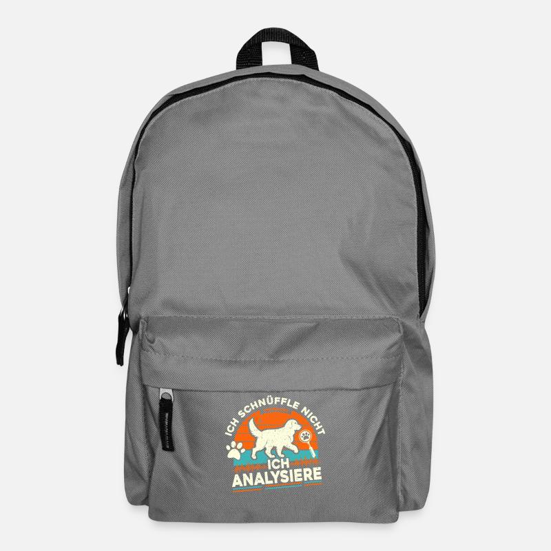 Ich schnüffle nicht - ich analysiere - Rucksack - Mittelgrau