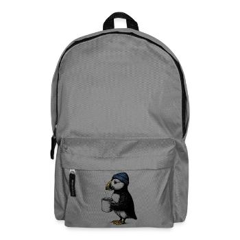 Kaffee Puffin - Rucksack - Mittelgrau - Vorne