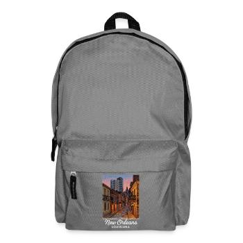 New Orleans Louisiana - Rucksack - Mittelgrau - Vorne