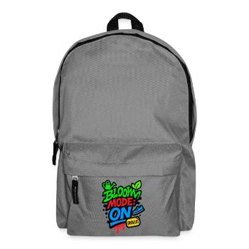 Bloom Mode On Streetwear Look Now Bloom - Backpack - elephant grey - Front