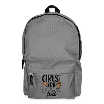 Girls Trip Nashville 2026 - Rucksack - Mittelgrau - Vorne