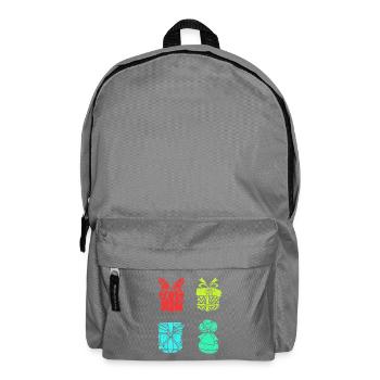 Weihnachtsmann Weihnachtszeit Weihnachten - Rucksack - Mittelgrau - Vorne