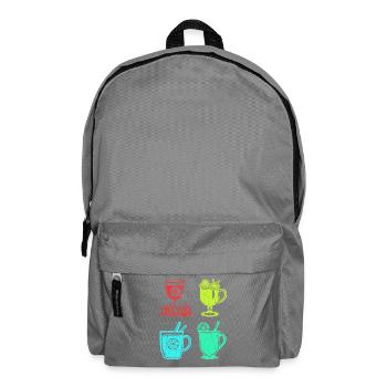 Santa Claus Mulled Wine Christmas - Backpack - elephant grey - Front