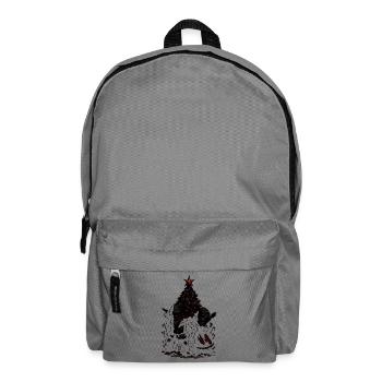 Dabbing Santa, Couple Shirt, Funny - Backpack - elephant grey - Front