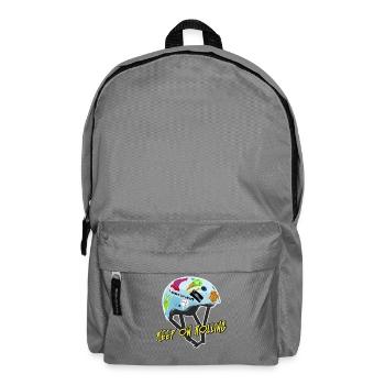 Skater girl - Backpack - elephant grey - Front
