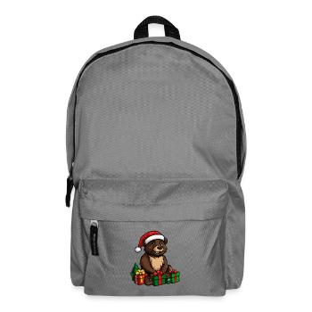 Bear Christmas Gifts - Backpack - elephant grey - Front