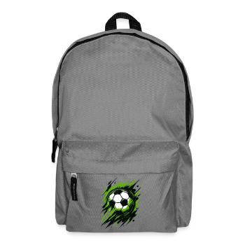 Neon Football Power, Stadium Night - Backpack - elephant grey - Front