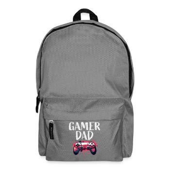 Gamer Dad Controller Kunst - Rucksack - Mittelgrau - Vorne