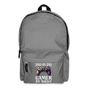 Father's Day Gamer Night - Backpack - elephant grey - Front